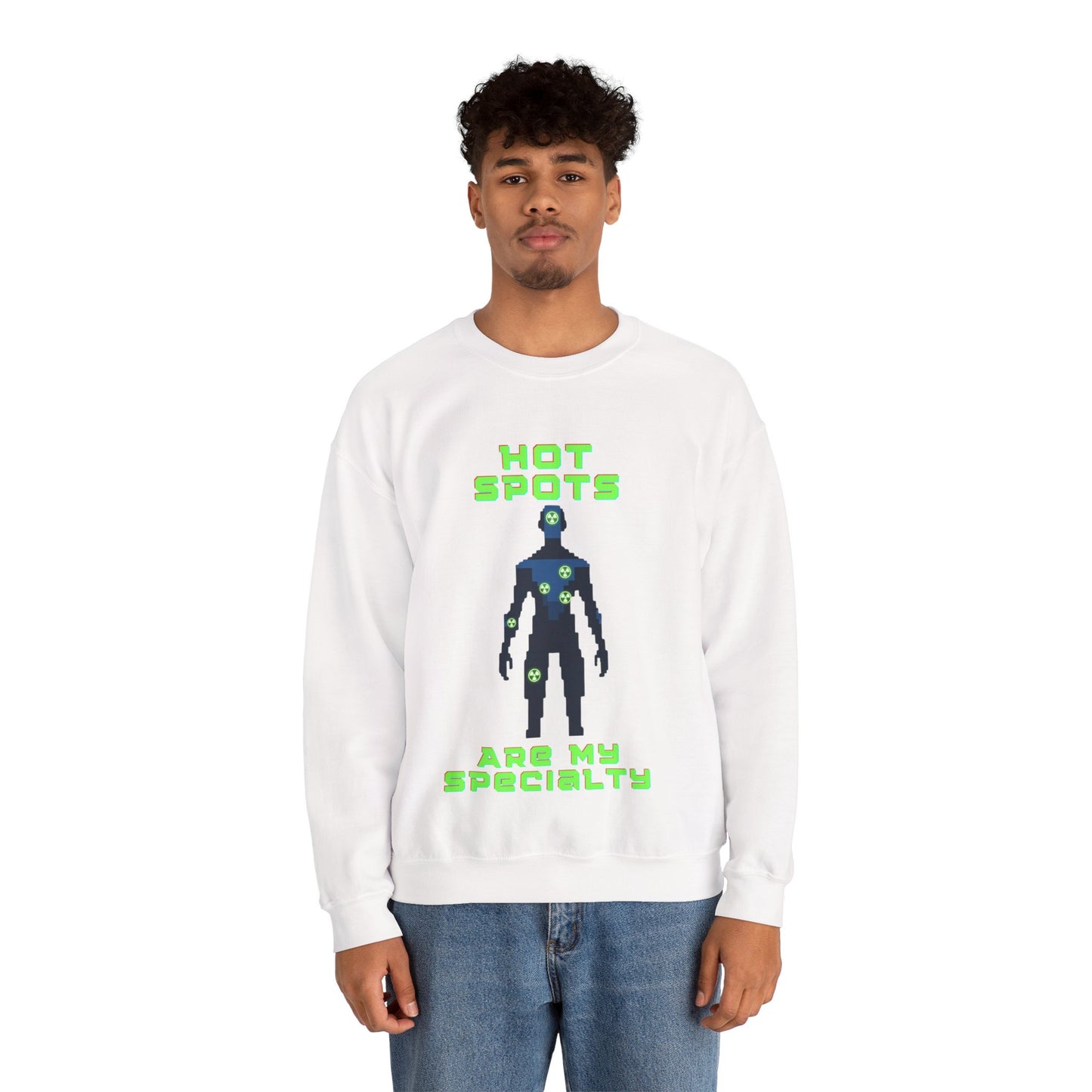 Nuclear Hot Spots Crewneck Sweatshirt