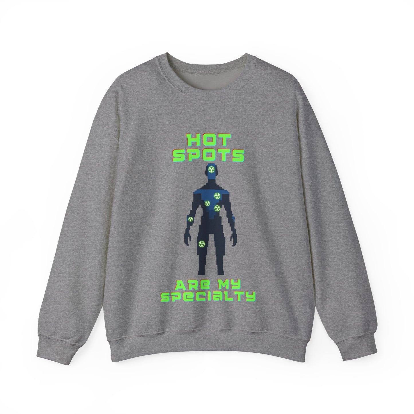 Nuclear Hot Spots Crewneck Sweatshirt