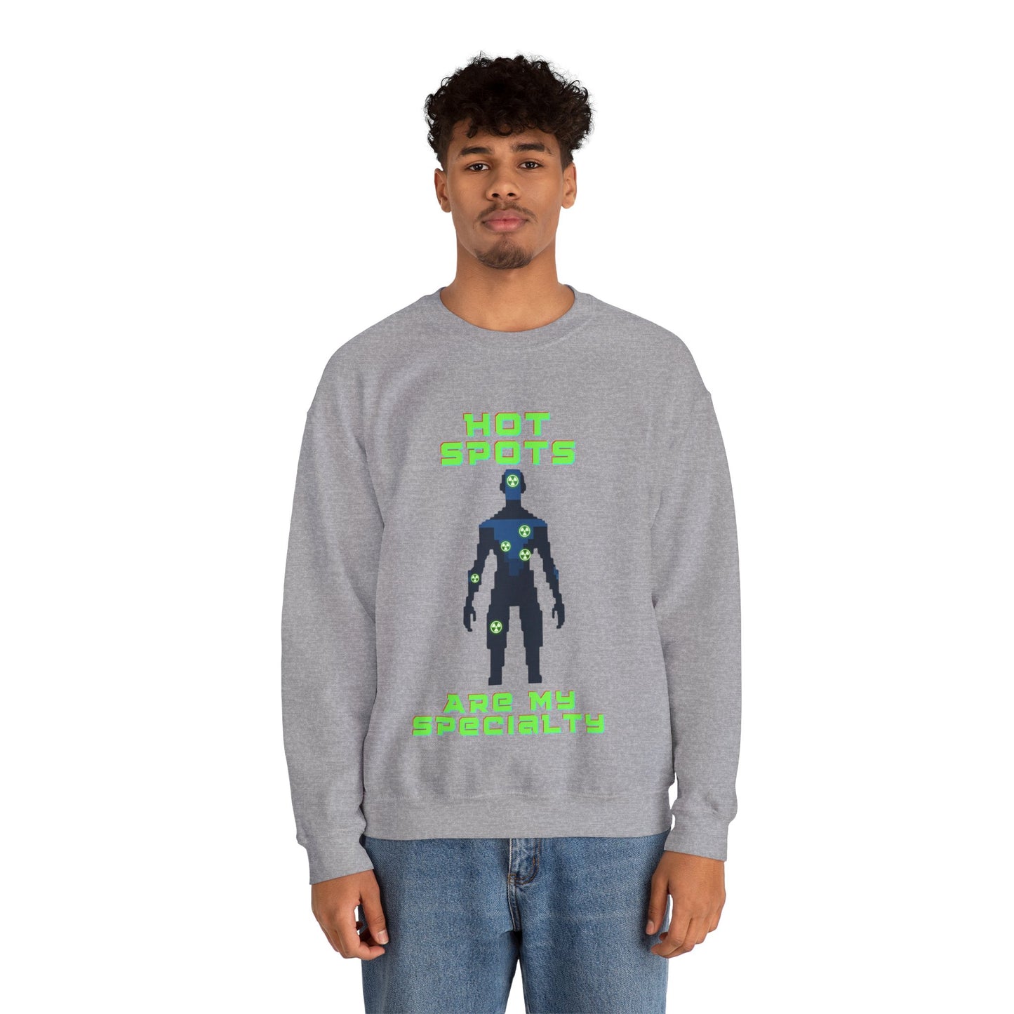 Nuclear Hot Spots Crewneck Sweatshirt