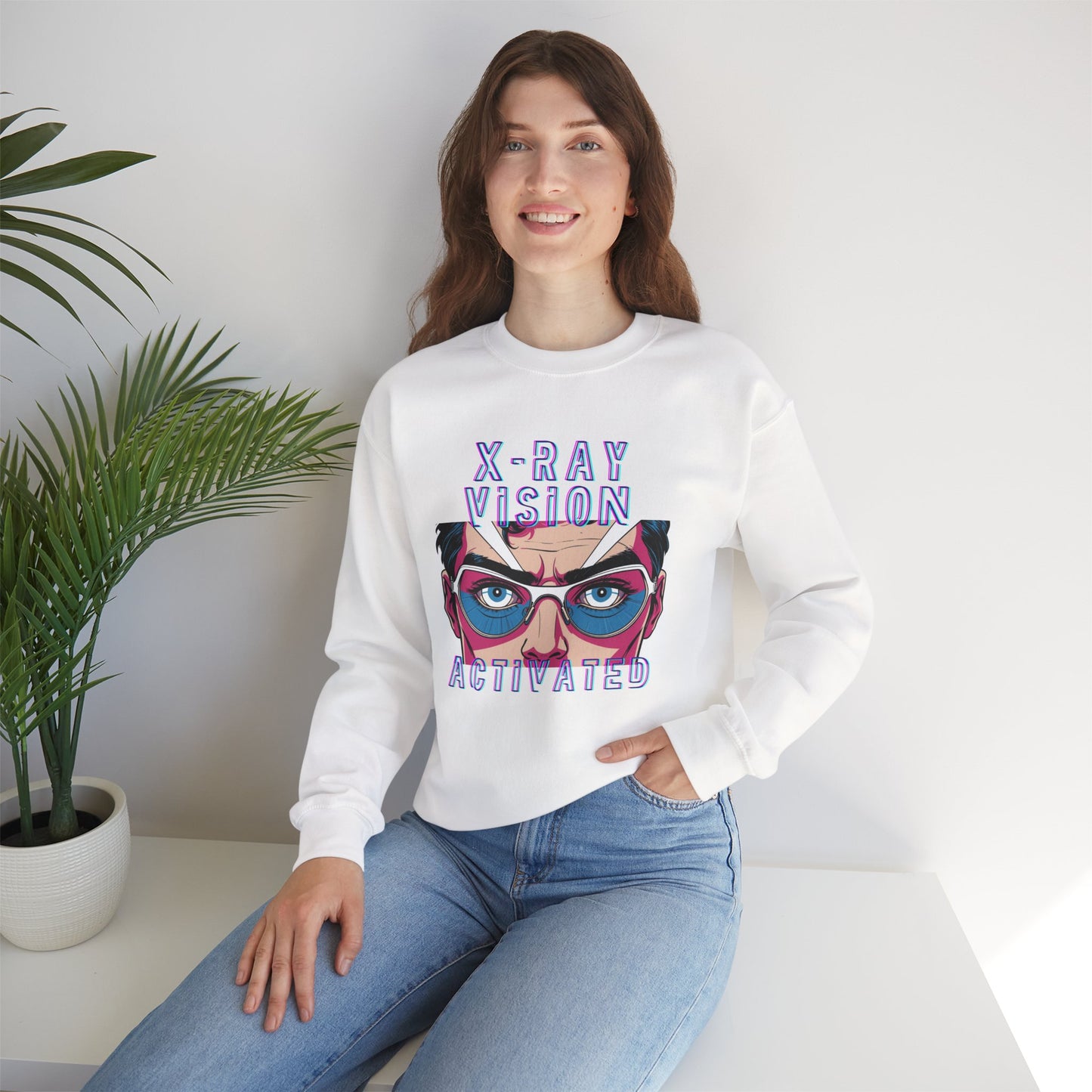 X-Ray Vision Activated Crewneck Sweatshirt