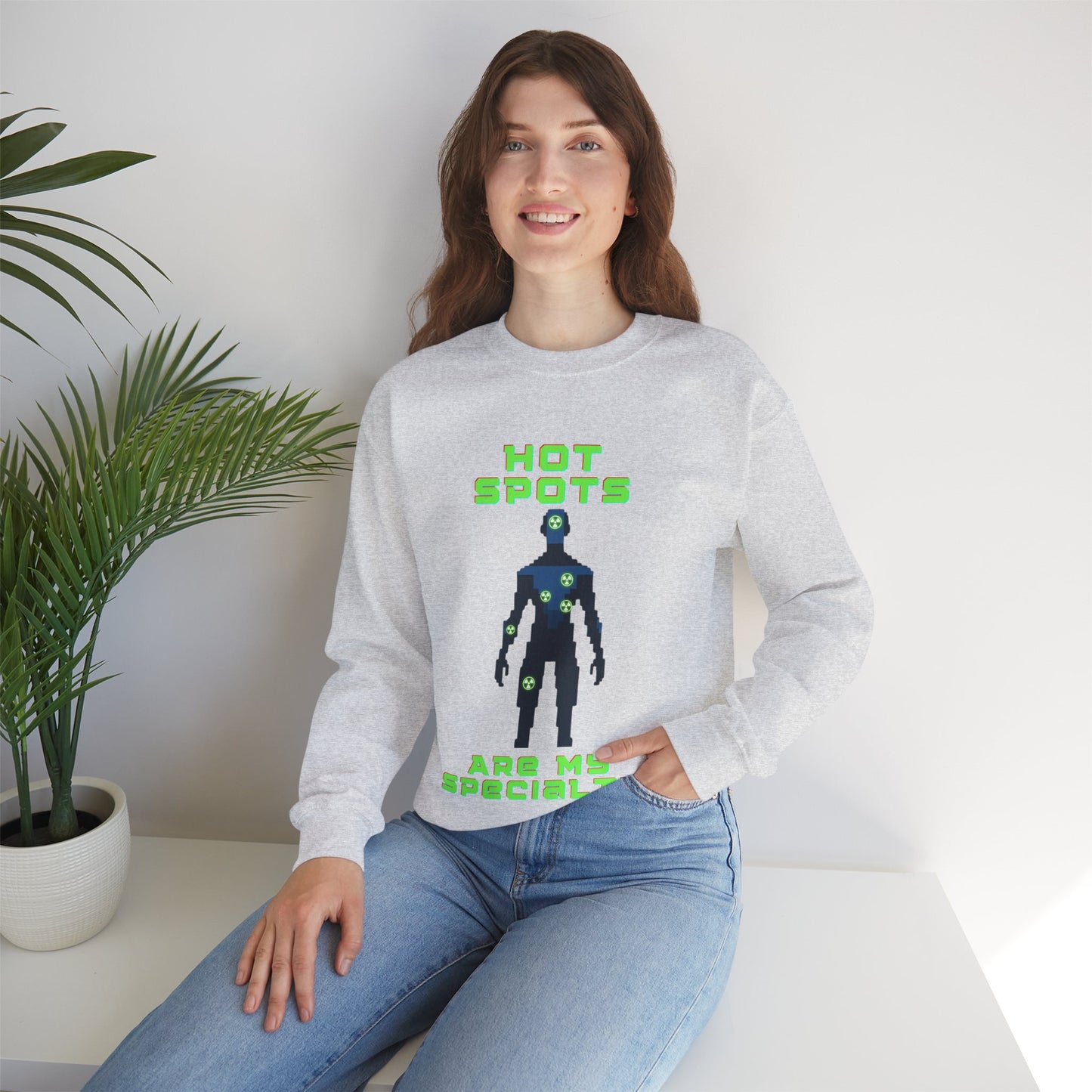 Nuclear Hot Spots Crewneck Sweatshirt