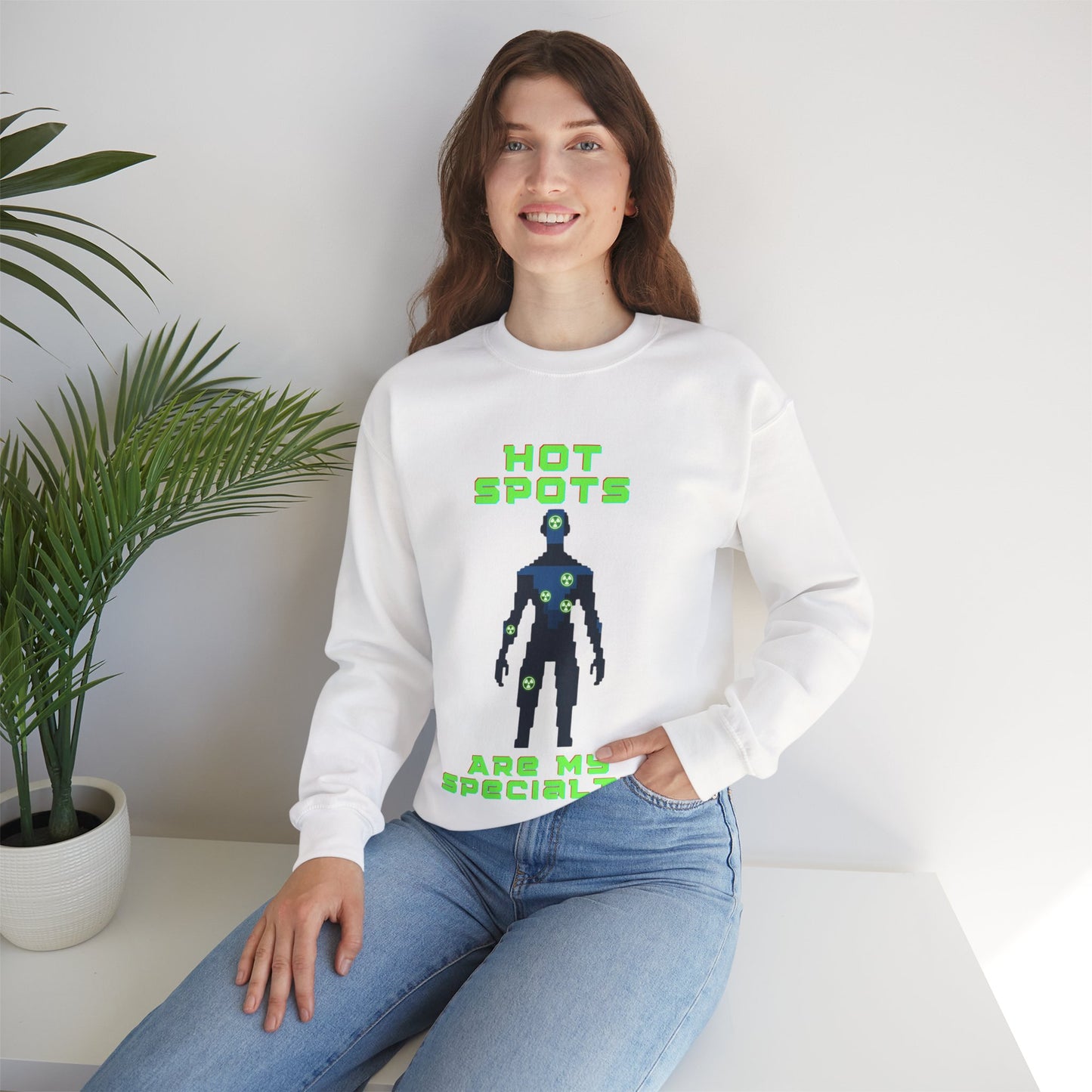 Nuclear Hot Spots Crewneck Sweatshirt