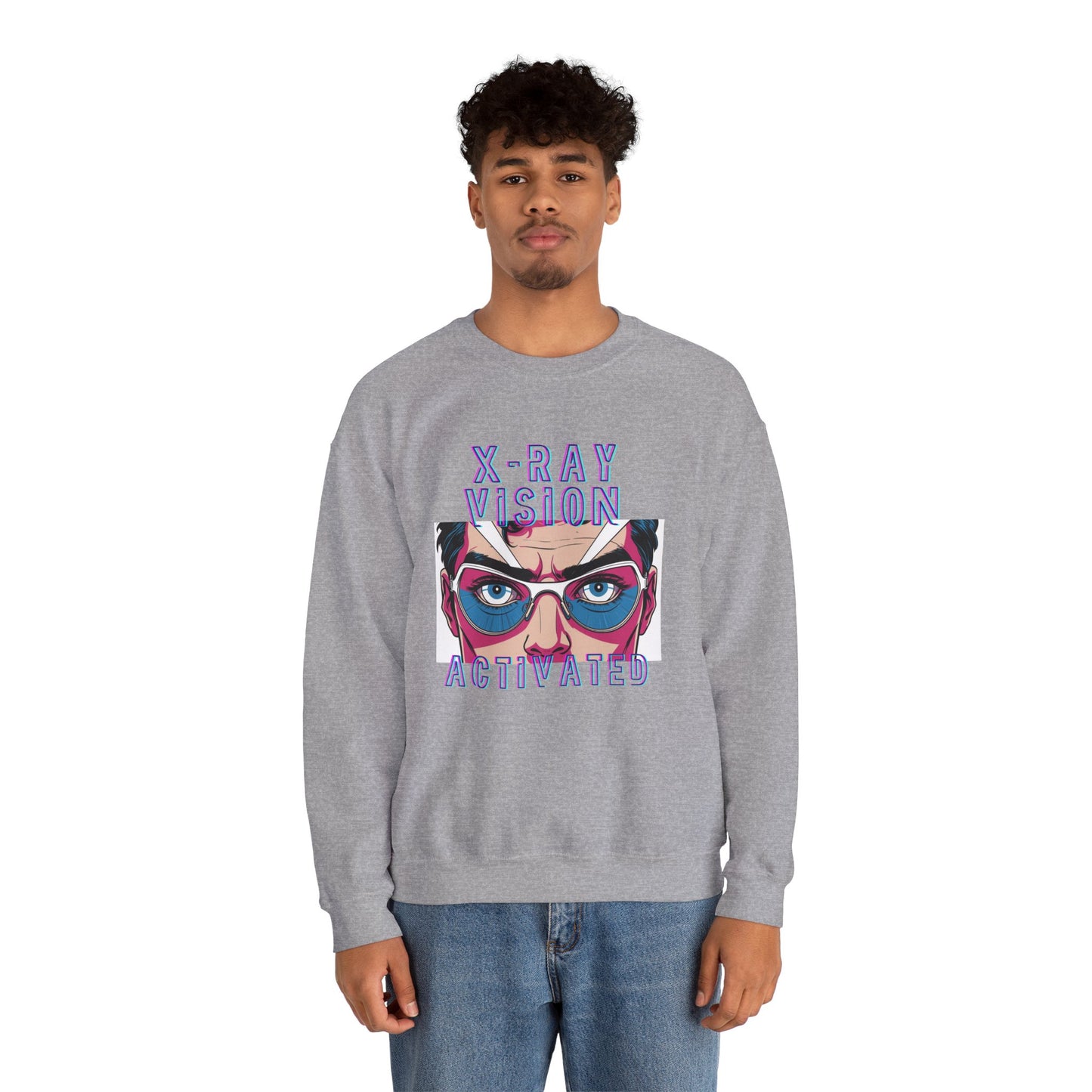 X-Ray Vision Activated Crewneck Sweatshirt