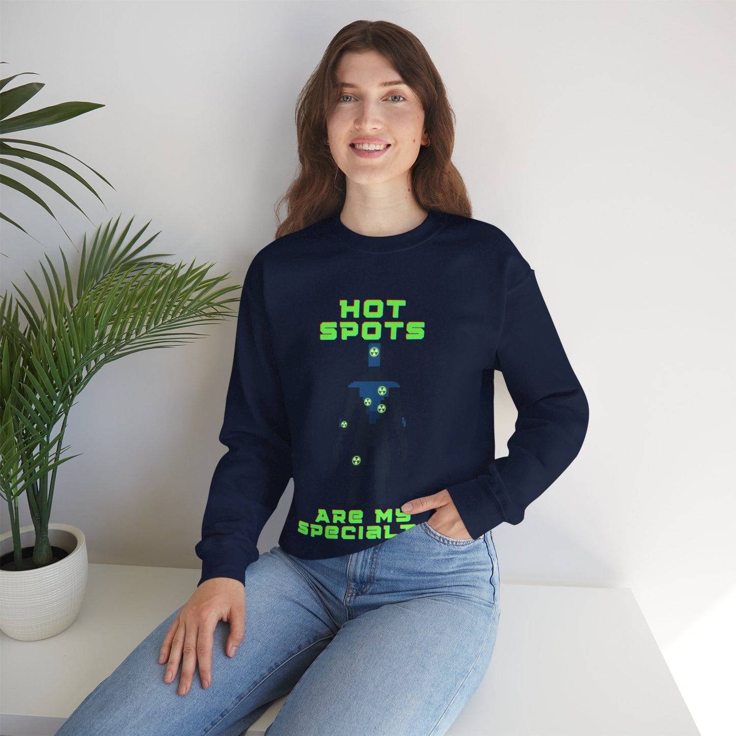 Nuclear Hot Spots Crewneck Sweatshirt