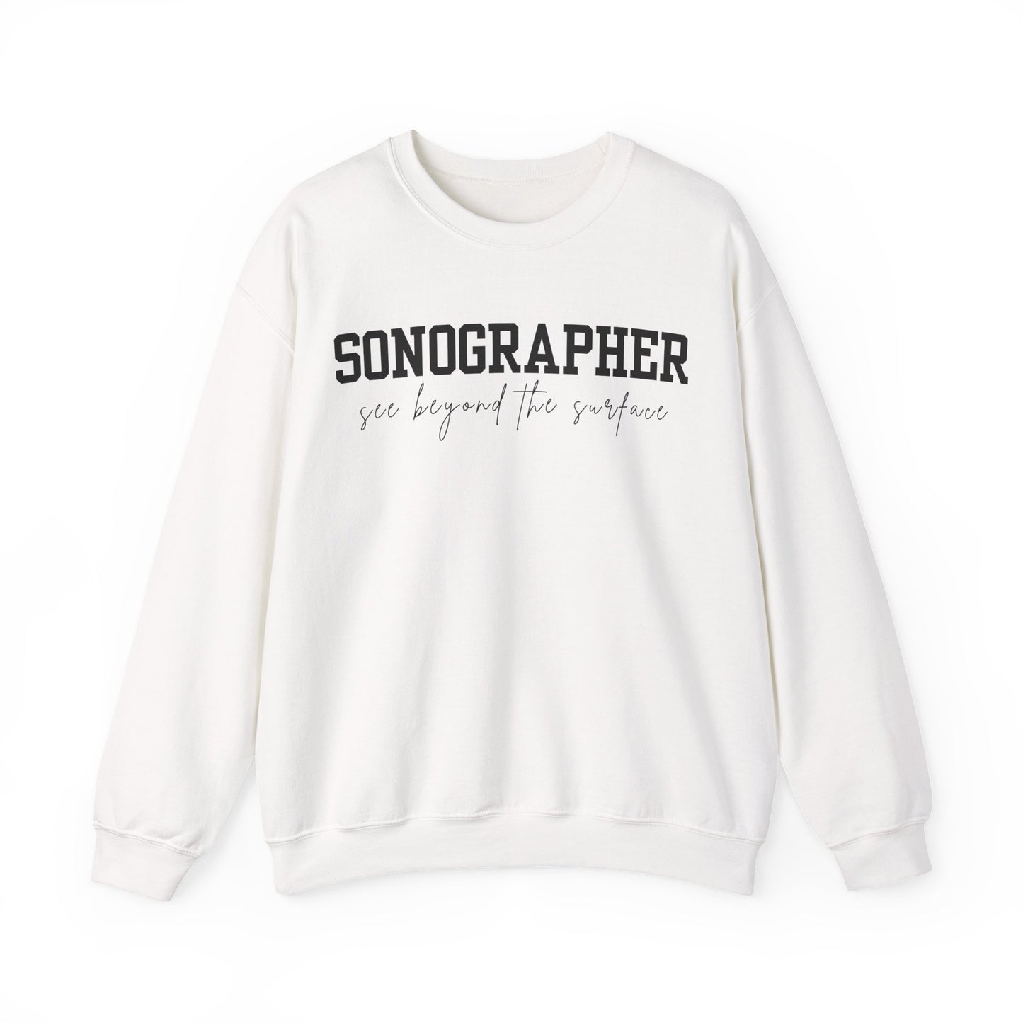 Sonographer Beyond the Surface Crewneck Sweatshirt
