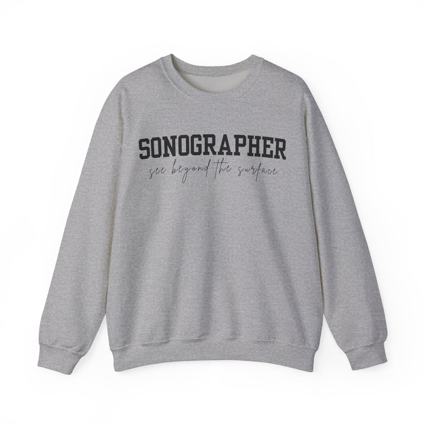 Sonographer Beyond the Surface Crewneck Sweatshirt