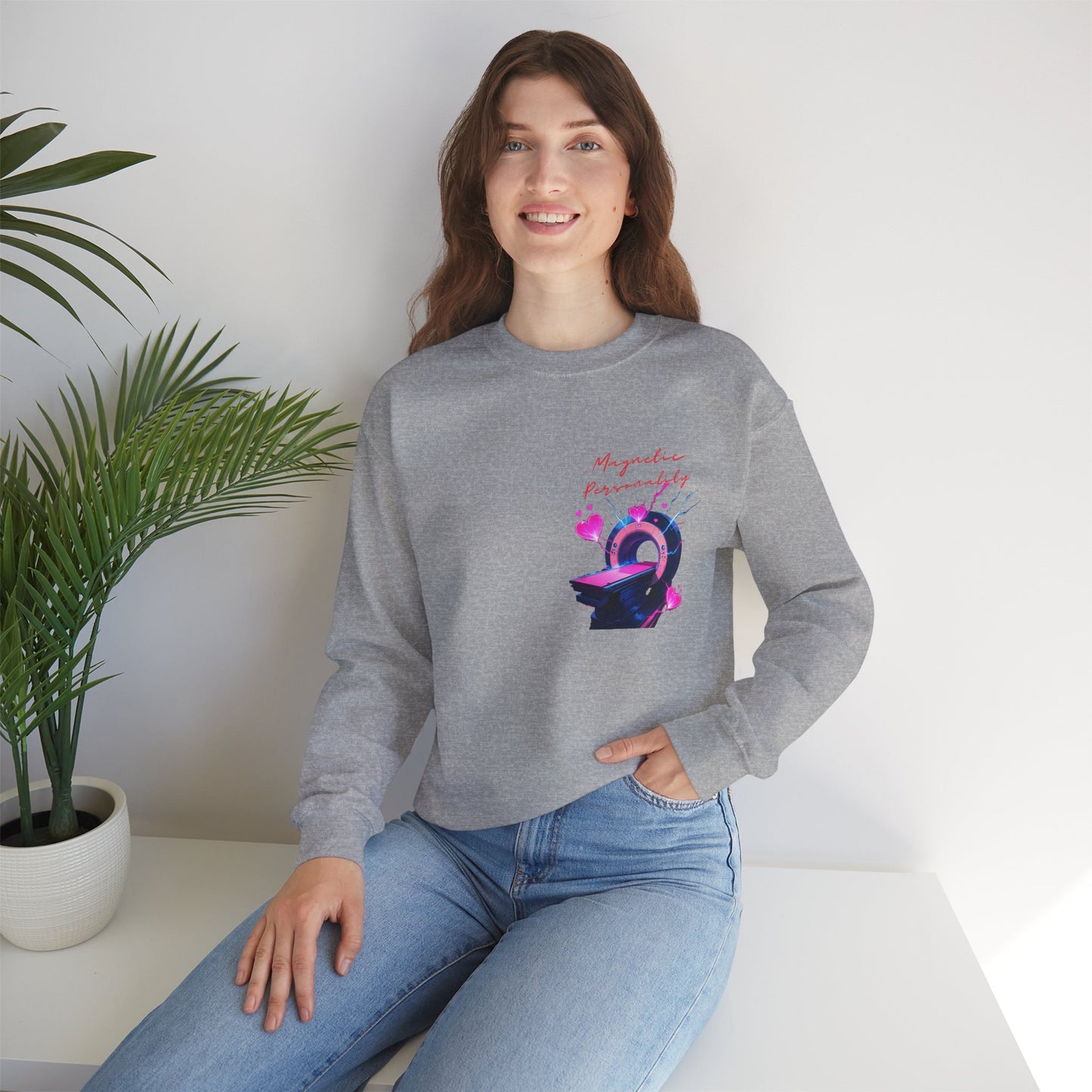 Magnetic Personality Crewneck Sweatshirt