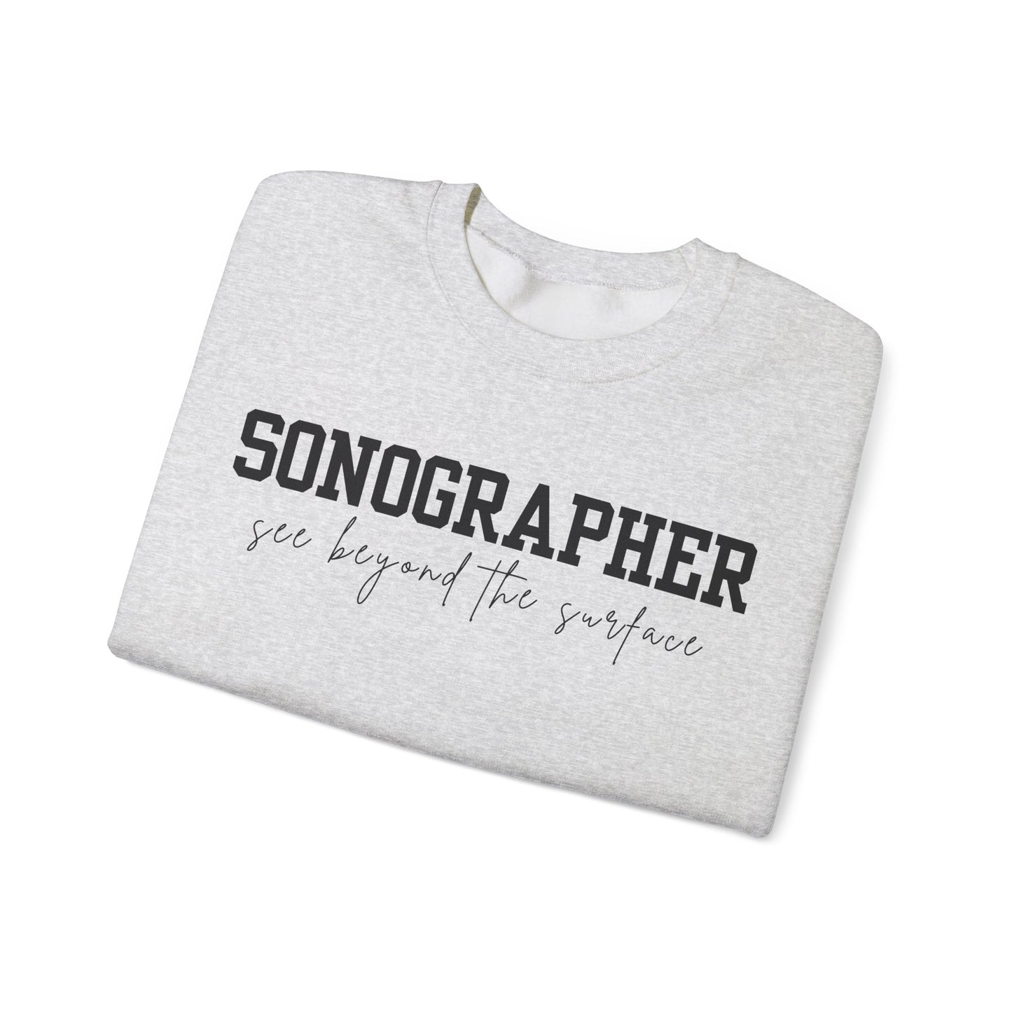 Sonographer Beyond the Surface Crewneck Sweatshirt