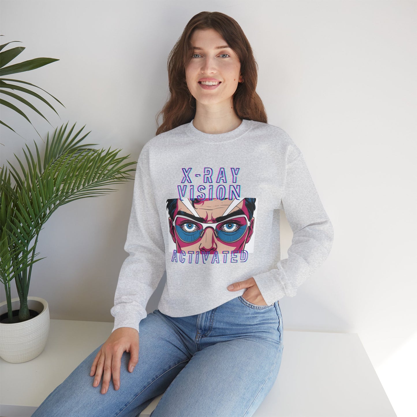X-Ray Vision Activated Crewneck Sweatshirt