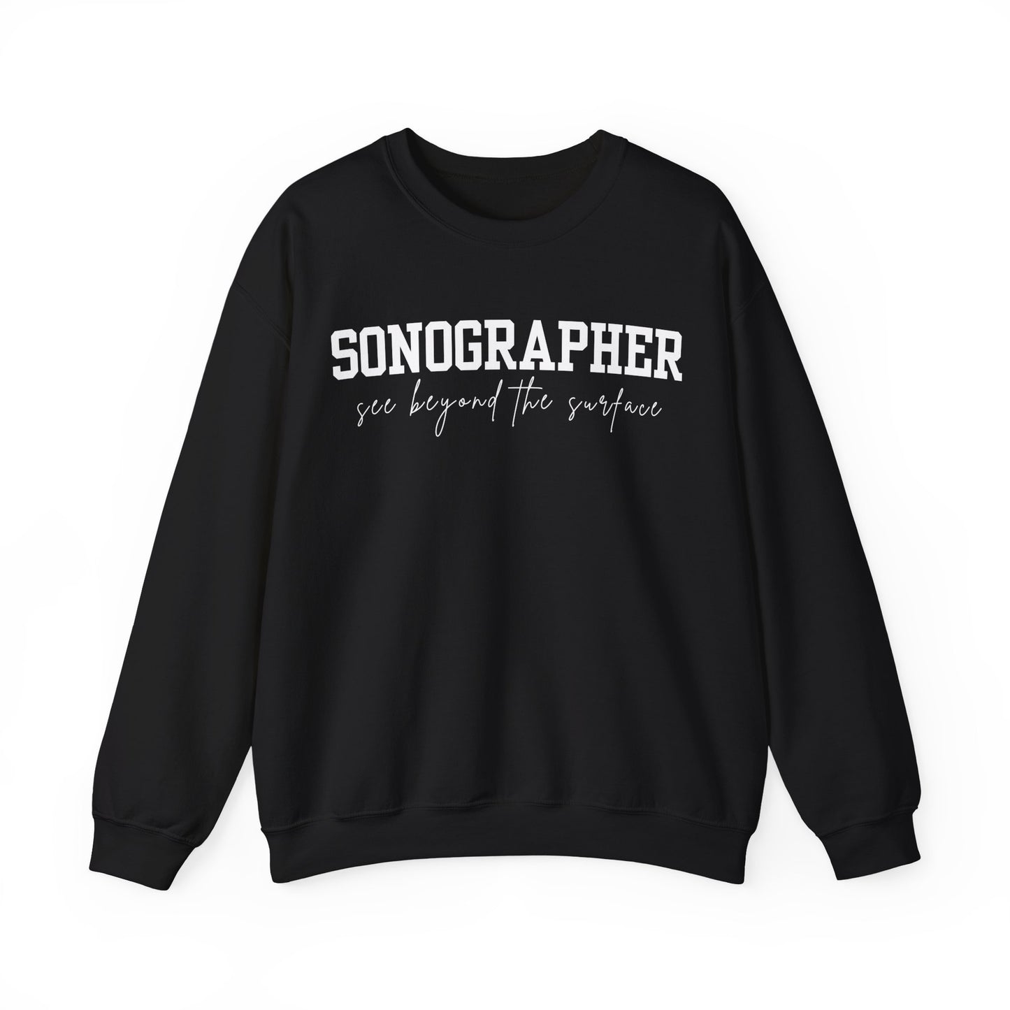Sonographer Beyond the Surface Crewneck Sweatshirt