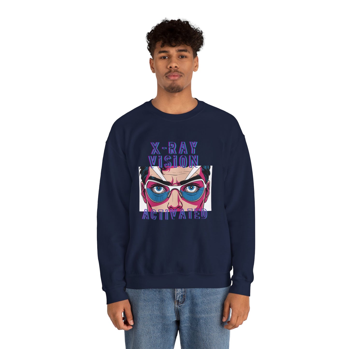 X-Ray Vision Activated Crewneck Sweatshirt