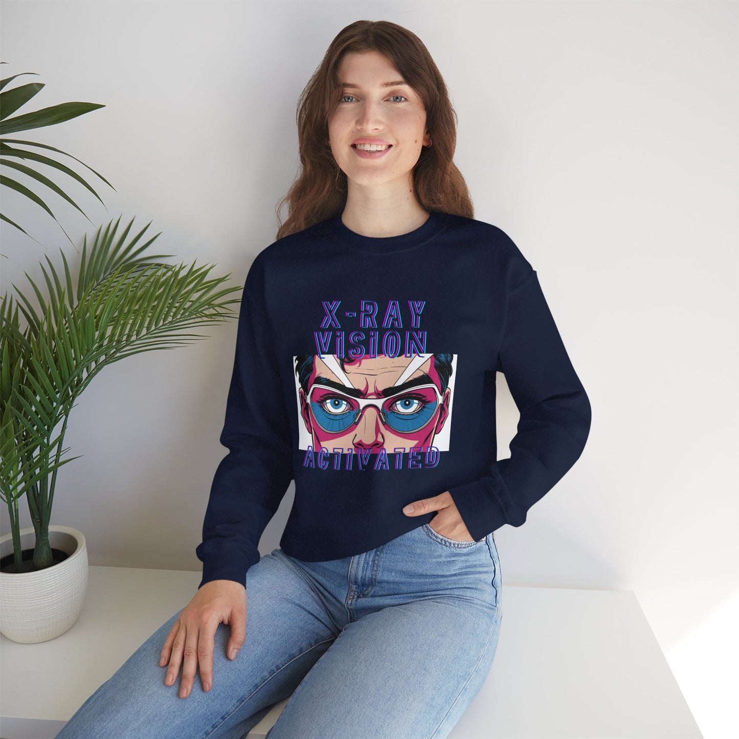X-Ray Vision Activated Crewneck Sweatshirt