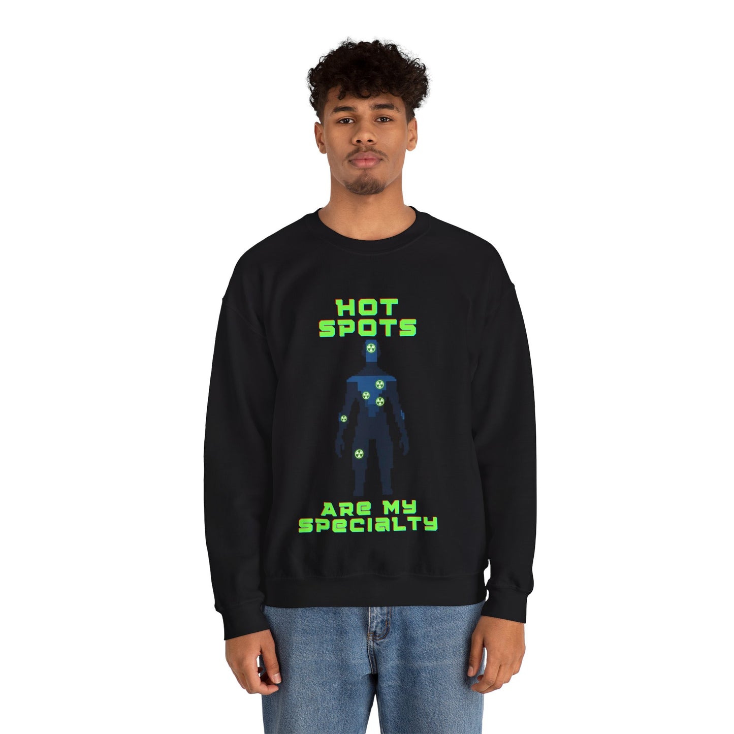 Nuclear Hot Spots Crewneck Sweatshirt