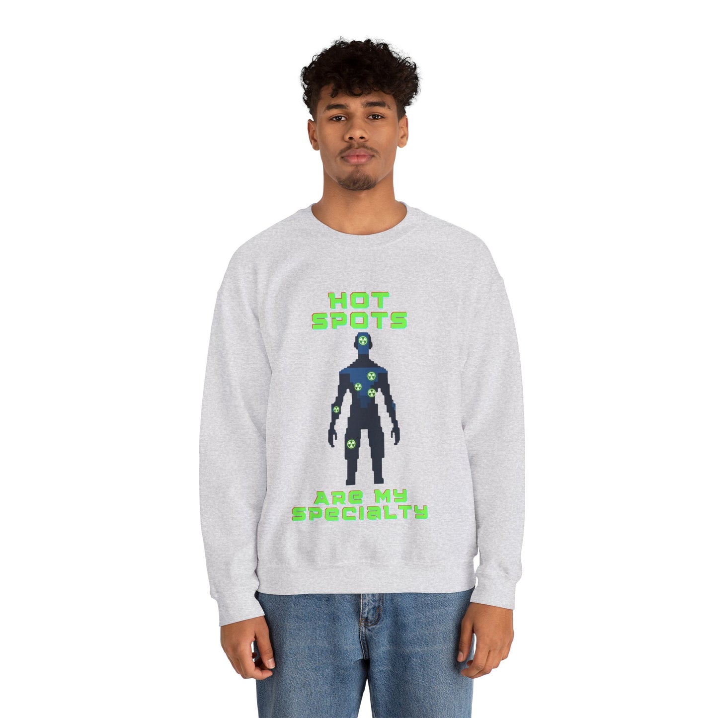 Nuclear Hot Spots Crewneck Sweatshirt