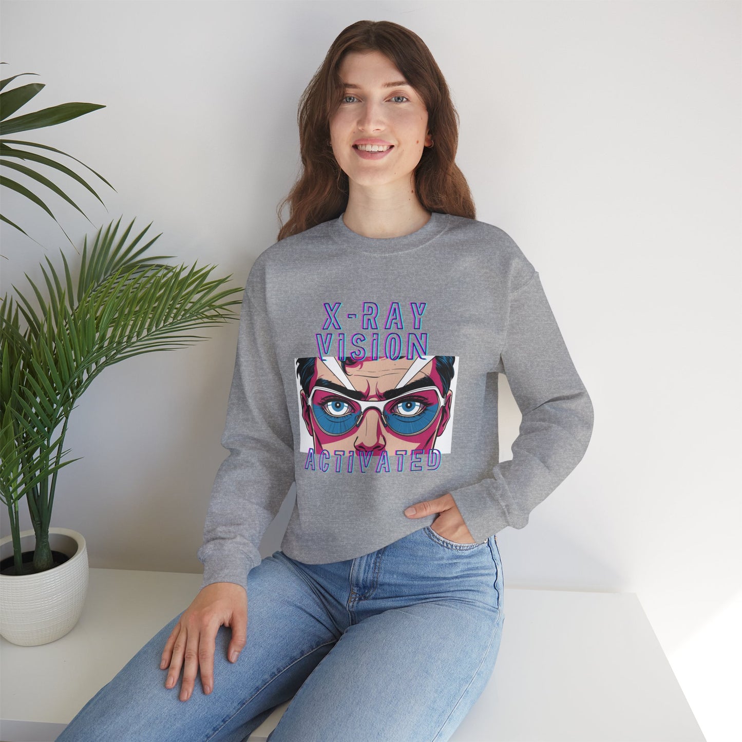 X-Ray Vision Activated Crewneck Sweatshirt