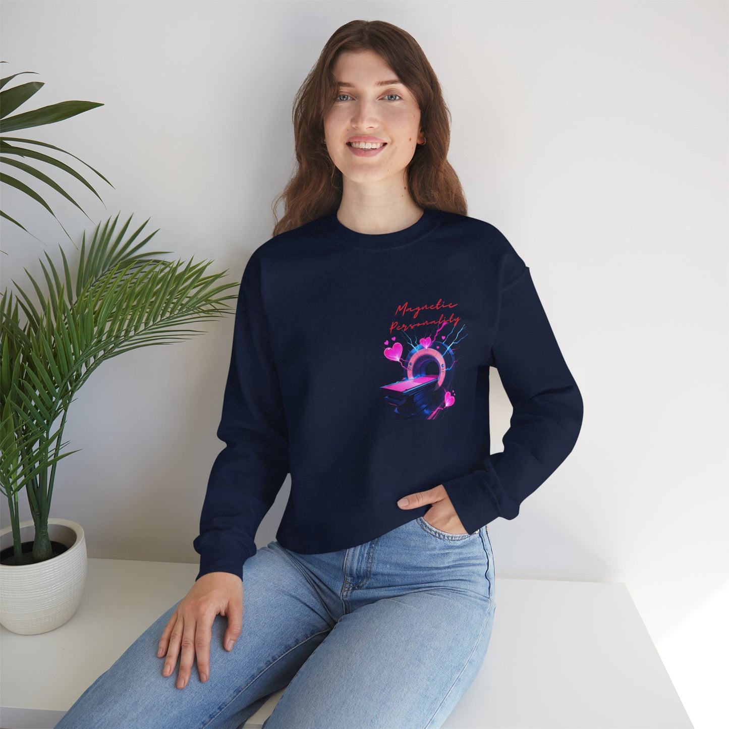 Magnetic Personality Crewneck Sweatshirt