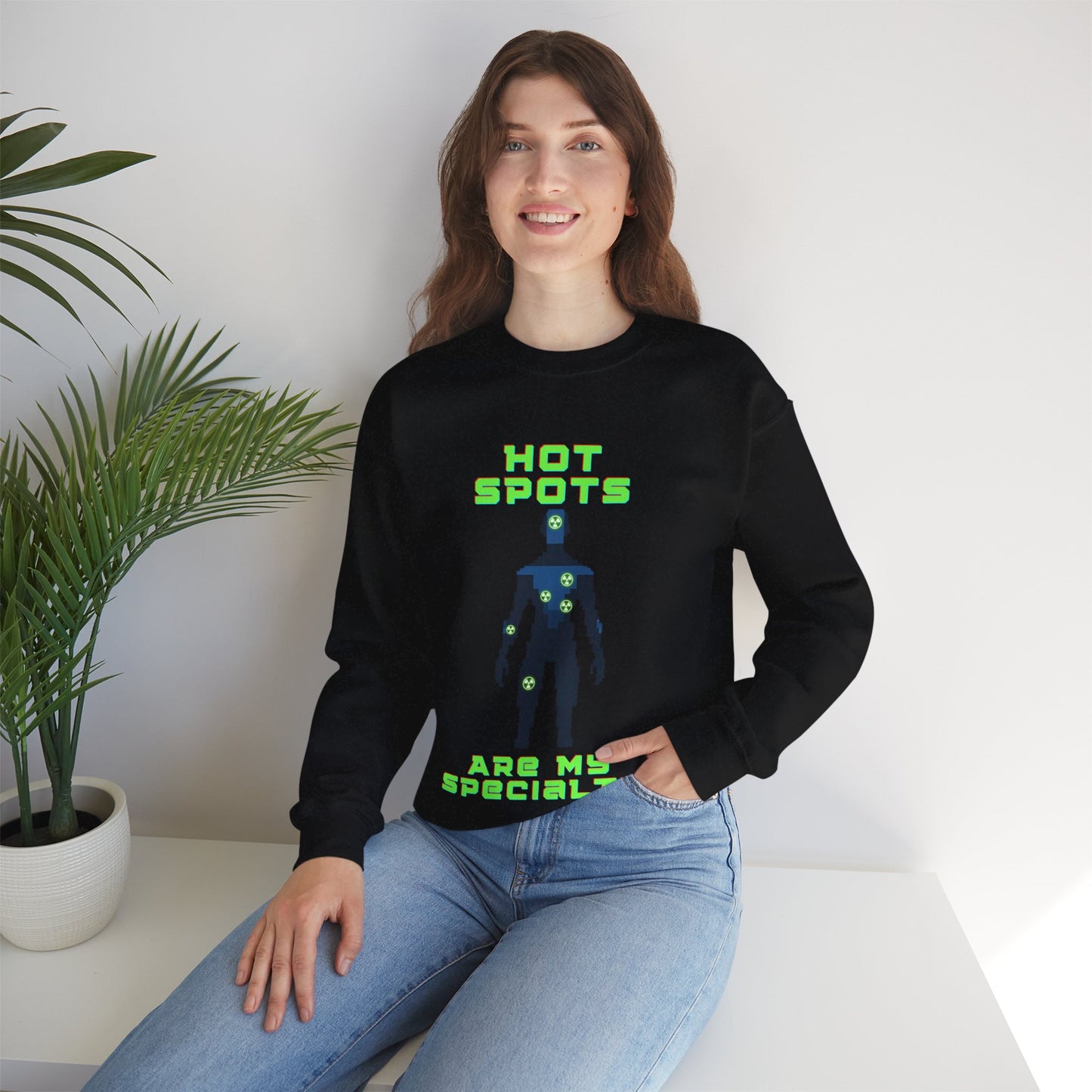 Nuclear Hot Spots Crewneck Sweatshirt