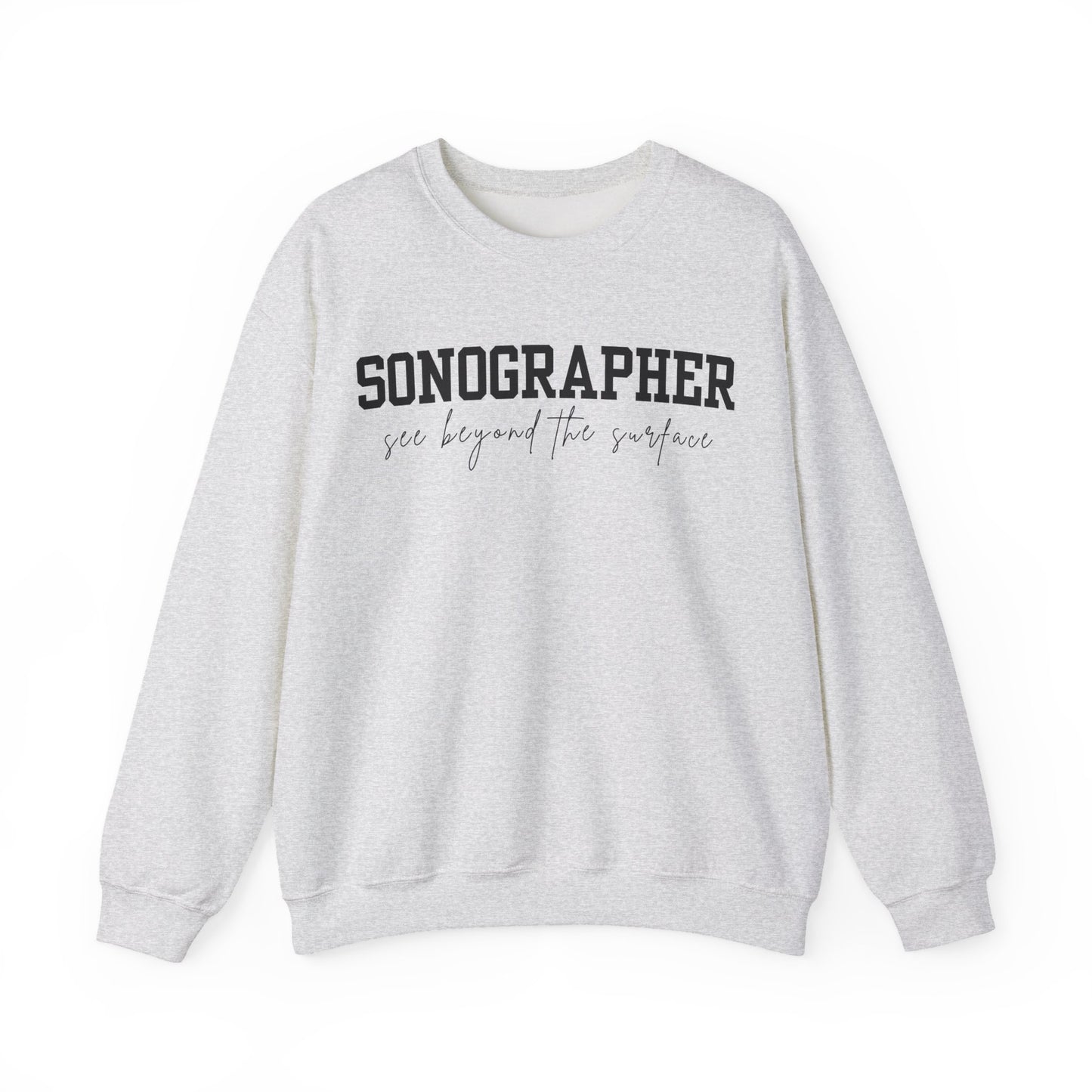 Sonographer Beyond the Surface Crewneck Sweatshirt