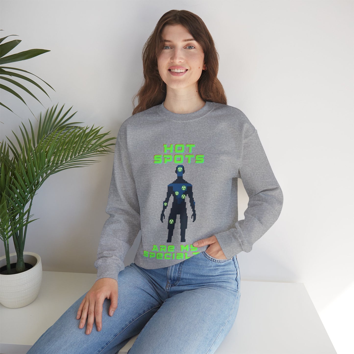 Nuclear Hot Spots Crewneck Sweatshirt