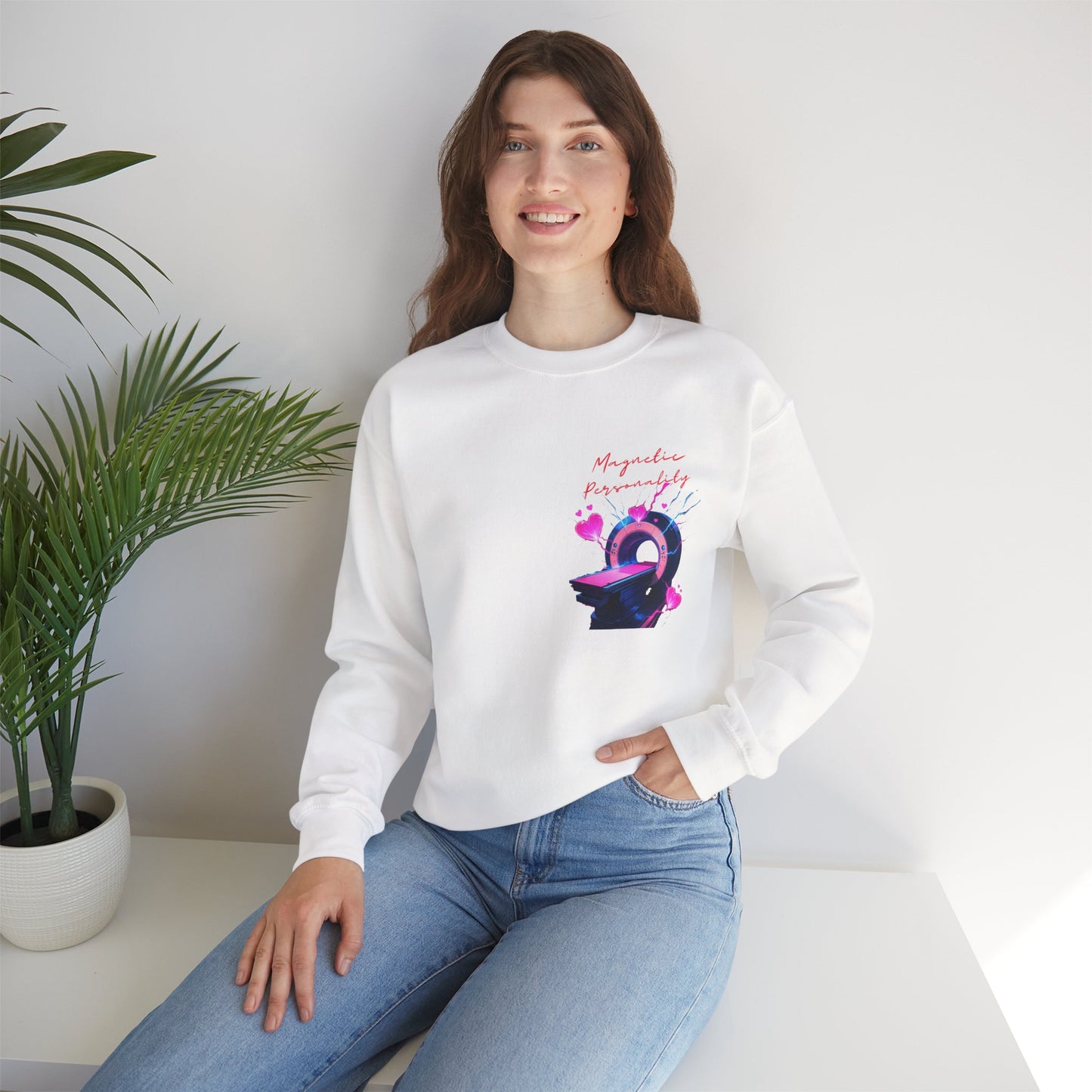 Magnetic Personality Crewneck Sweatshirt