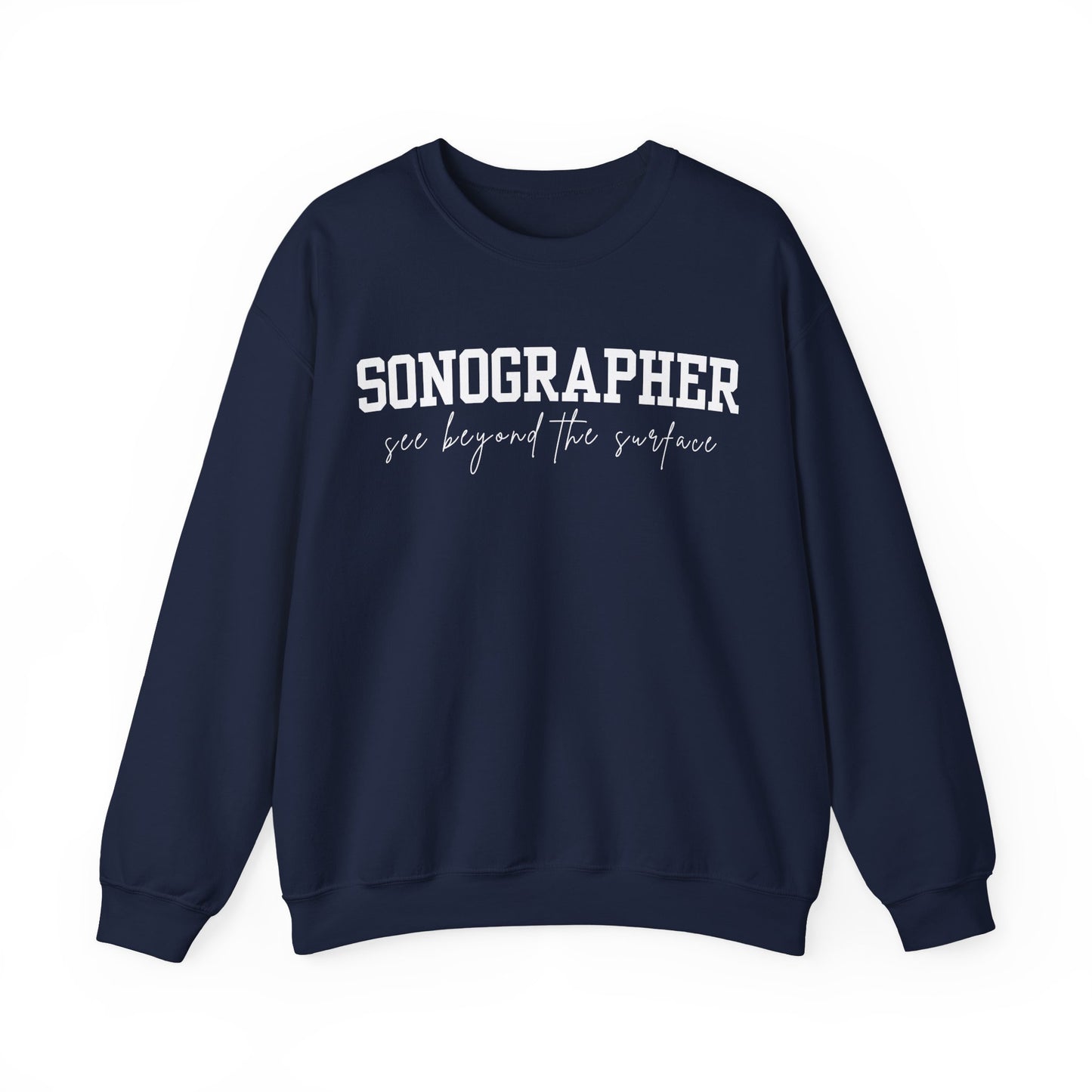 Sonographer Beyond the Surface Crewneck Sweatshirt