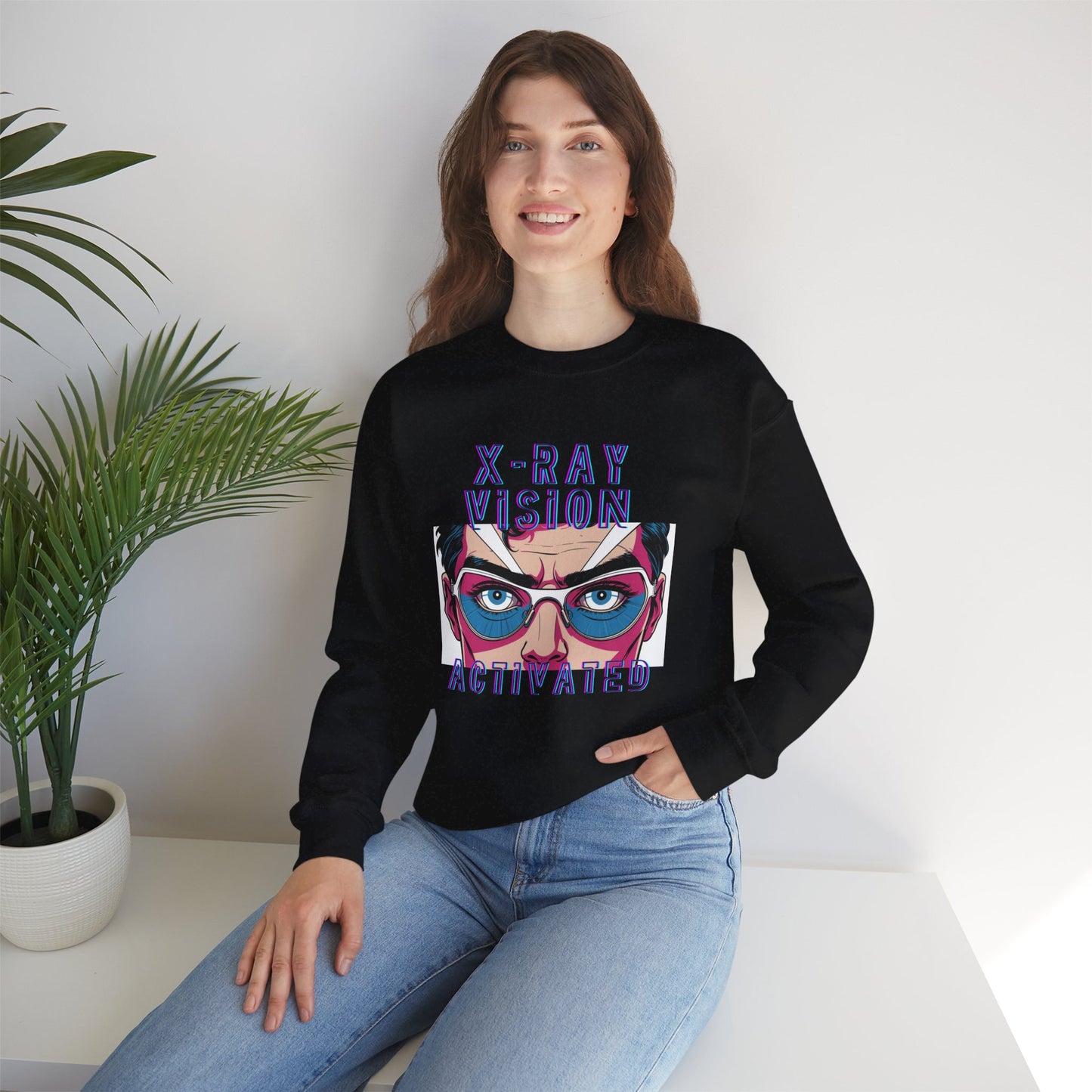 X-Ray Vision Activated Crewneck Sweatshirt