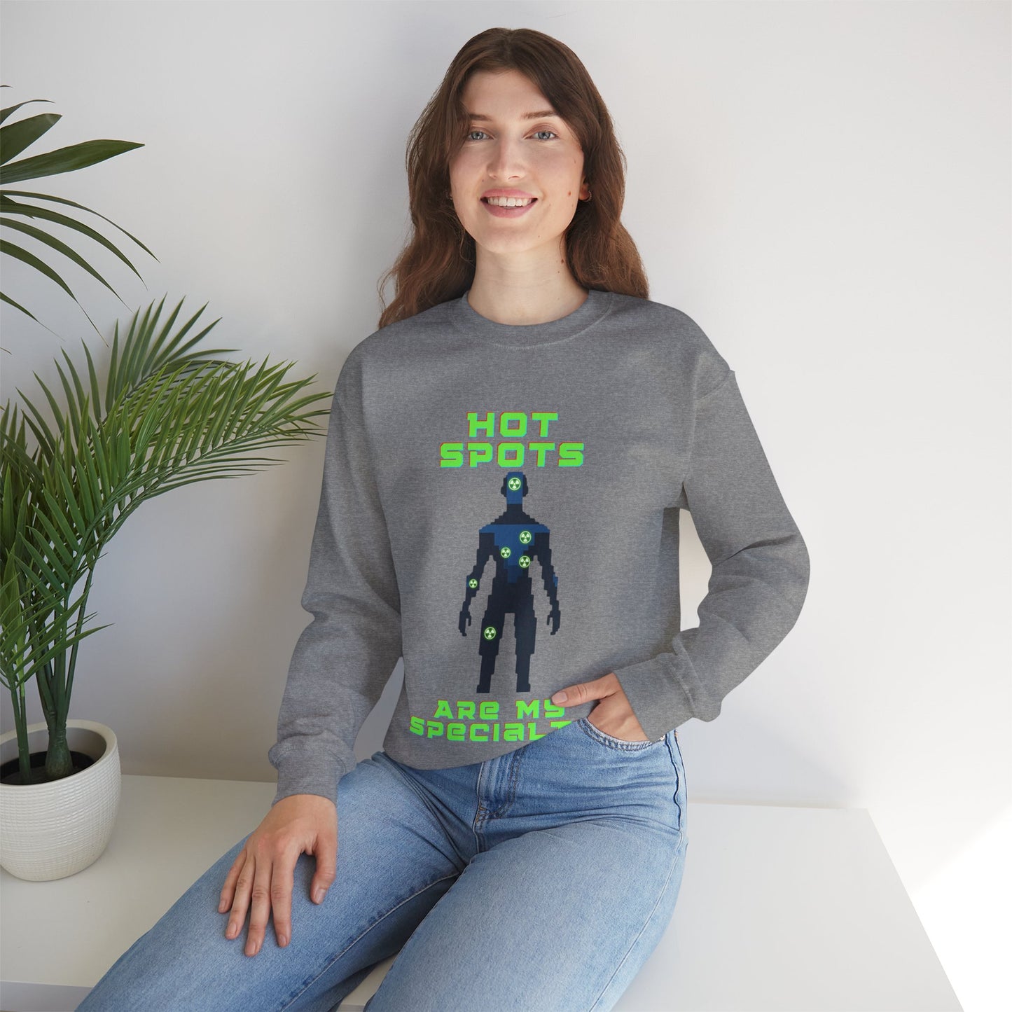 Nuclear Hot Spots Crewneck Sweatshirt