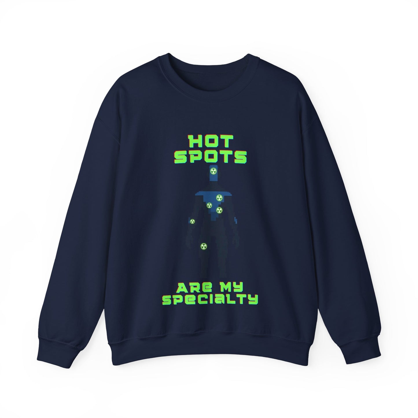 Nuclear Hot Spots Crewneck Sweatshirt