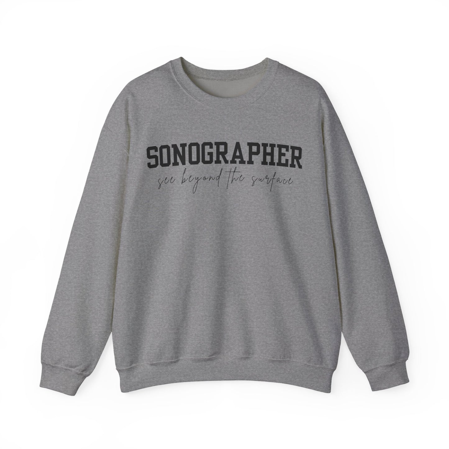 Sonographer Beyond the Surface Crewneck Sweatshirt