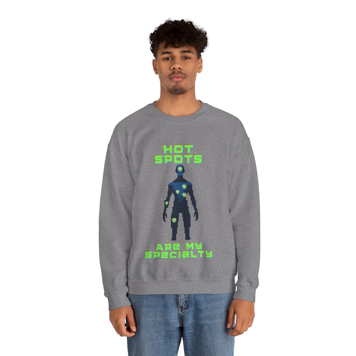 Nuclear Hot Spots Crewneck Sweatshirt