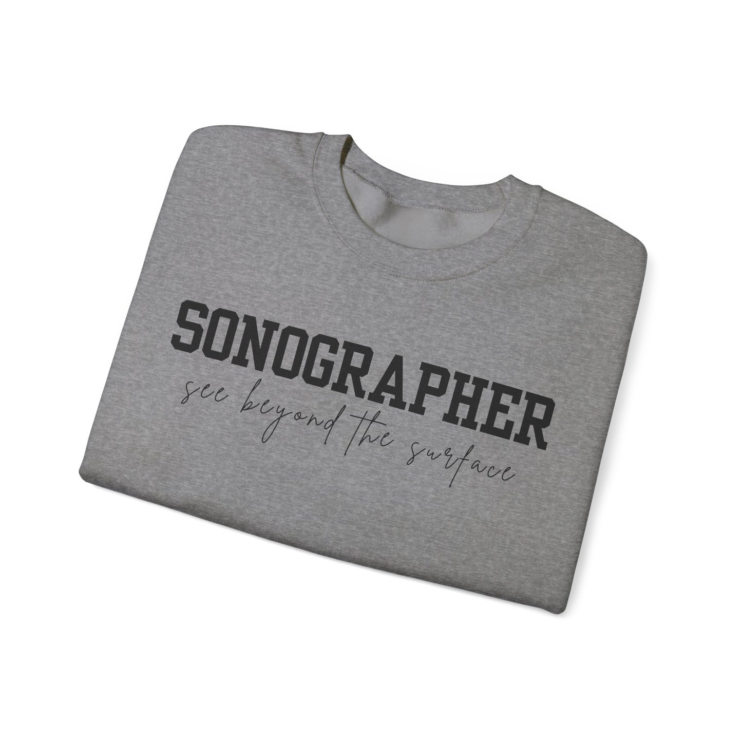 Sonographer Beyond the Surface Crewneck Sweatshirt