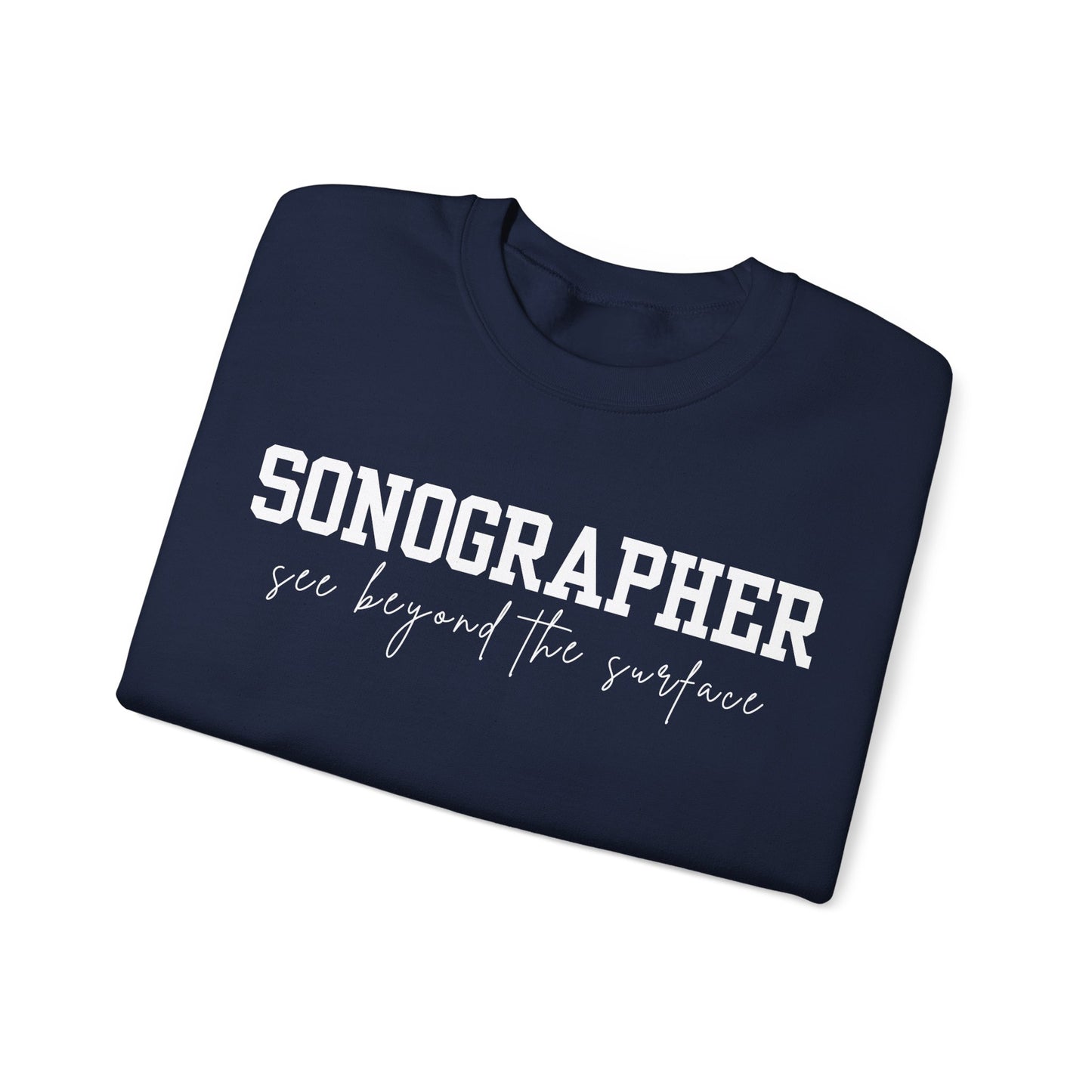 Sonographer Beyond the Surface Crewneck Sweatshirt