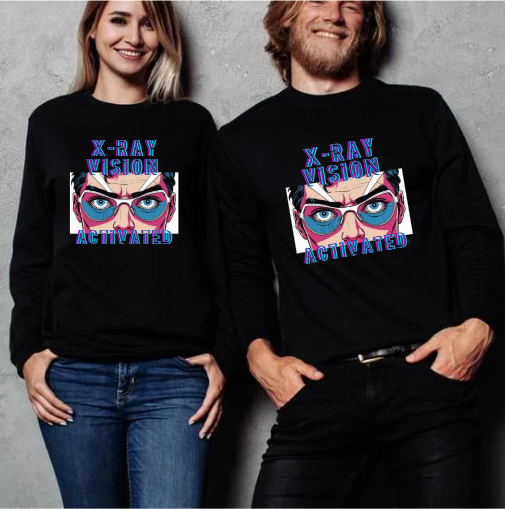 X-Ray Vision Activated Crewneck Sweatshirt