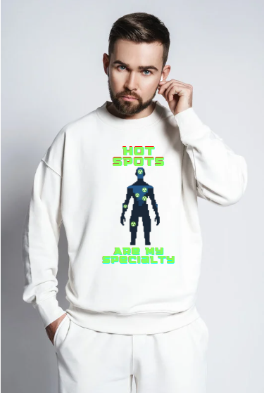 Nuclear Hot Spots Crewneck Sweatshirt