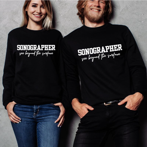 Sonographer Beyond the Surface Crewneck Sweatshirt