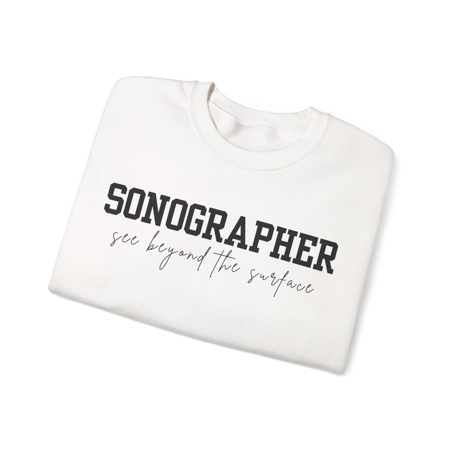 Sonographer Beyond the Surface Crewneck Sweatshirt