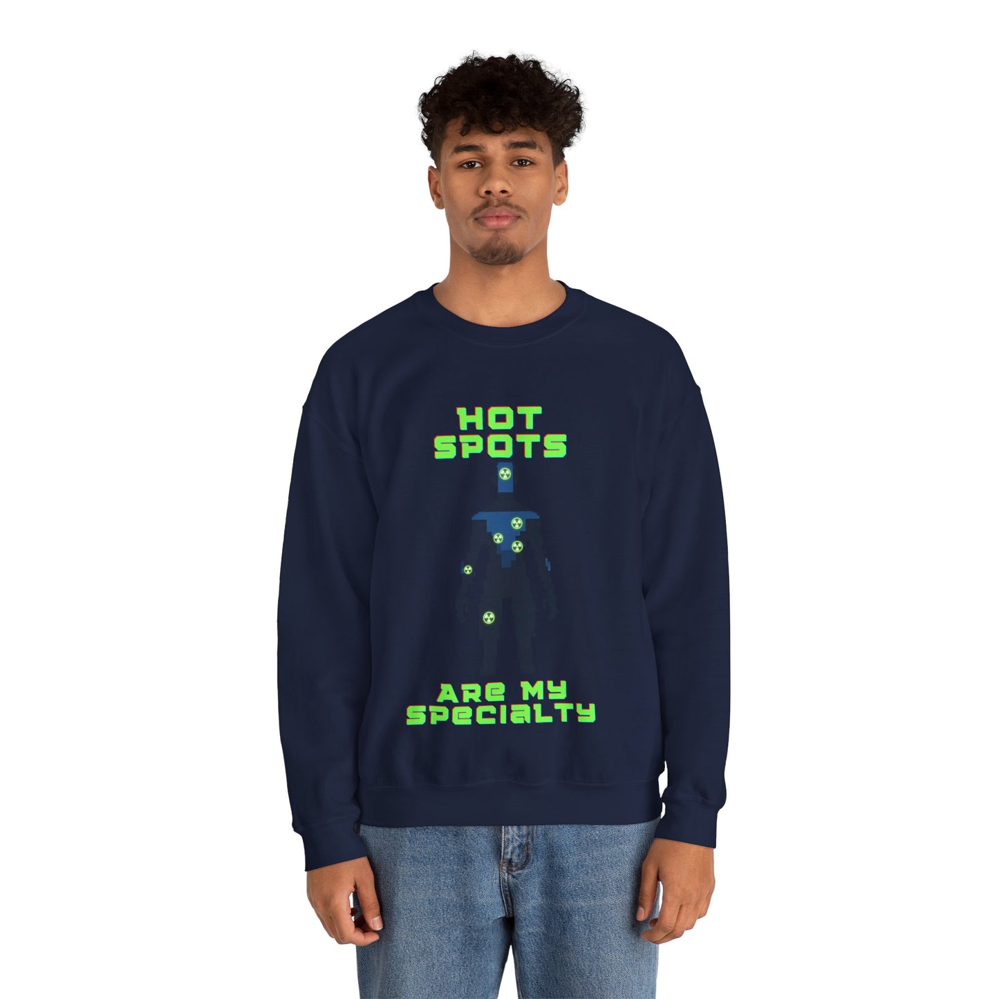 Nuclear Hot Spots Crewneck Sweatshirt