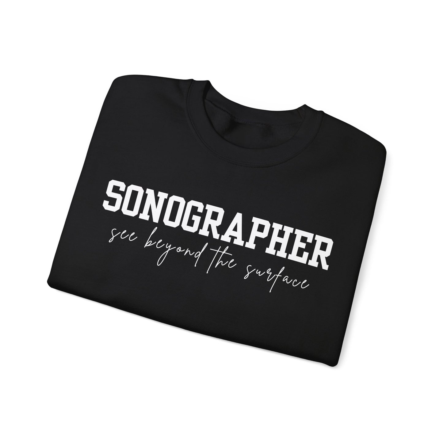 Sonographer Beyond the Surface Crewneck Sweatshirt